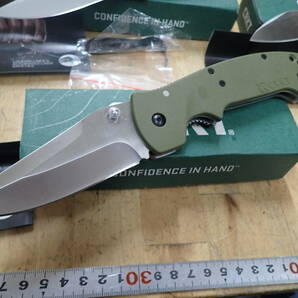 『J09H』CRKT フォールディングナイフ 4本（4点）まとめてセット Cruiser Crawford Kasper Linchin Pilar LargeD2の画像5