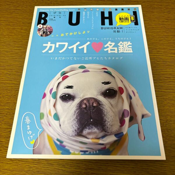 ＢＵＨＩ ブヒ　(ＶＯＬ．３８ ２０１６ 春号) 季刊誌／オークラ出版　カワイイ名鑑　フレンチブルドッグ