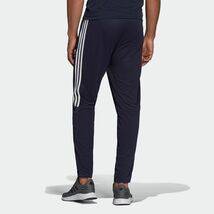 ★アディダス adidas 新品 定番 メンズ 吸汗速乾 スリムテーパードカット ロングパンツ ジャージ 紺 Lサイズ [H288981N-L] 四 弐★QWER★_画像2