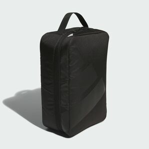 ★アディダス ゴルフ adidas GOLF 新品 軽量 撥水 耐久 靴収納 シューズケース シューズバッグ バッグ BAG 鞄 黒 [IA9605]六★QWERの画像1