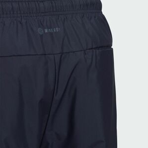 ★アディダス adidas 新品 メンズ 撥水 除湿 防風 軽量 トリコット 裏起毛 ウインド ロングパンツ 紺 Mサイズ [HP1378-M] 四 壱★QWER★の画像4