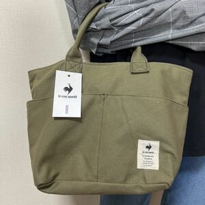 ★ルコック le coq sportif 新品 便利 ポケットいっぱい シンプル トートバッグ ハンドバッグ BAG 鞄 バッグ [36362-021]一 六★QWER★