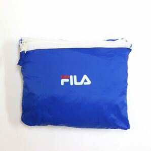 ★フィラ FILA 新品 メンズ 軽量 撥水 持ち運び簡単！ ポケッタブル ジップ パーカー ジャケット Lサイズ [419919-BLU-L] 一 二 弐★QWERの画像5