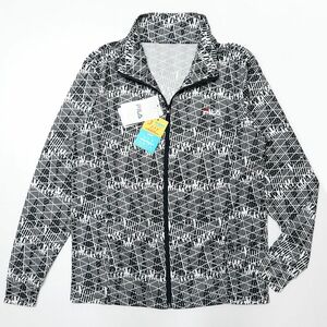 ★フィラ FILA 新品 メンズ 吸水速乾 UVプロテクト 水陸両用 ラッシュガード ジャケット 黒 Mサイズ [413312-BK-M] 一 二 壱★QWER