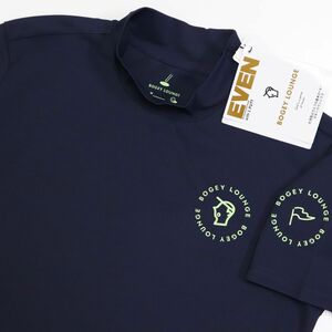 ●送料390円可能商品 ボギーラウンジ ゴルフ EVEN BOGEY LOUNGE GOLF 新品 メンズ 半袖 Tシャツ 紺 L [3D10182BG-67-L]一 三 弐★QWER