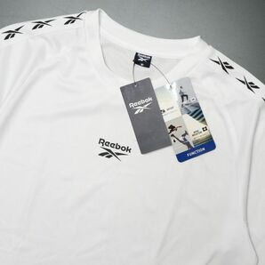 ●送料390円可能商品 リーボック REEBOK 新品 メンズ 速乾 ドライ UVカット ストレッチ 半袖 Tシャツ 白 XL [X5334RR-N0-LL] 三 参★QWER★の画像2