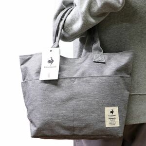 * Le Coq le coq sportif new goods convenience pocket fully simple tote bag handbag BAG bag bag ash [36367-010] one six *QWER*