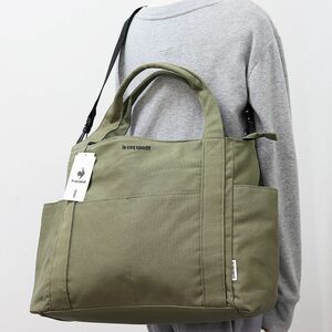 * Le Coq le coq sportif new goods men's 2WAY pocket fully tote bag shoulder bag Boston bag [36206-021] one six *QWER#