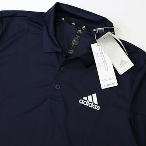 * стоимость доставки 390 иен возможность товар Adidas Golf ADIDAS GOLF новый товар мужской скорость . dry рубашка-поло с коротким рукавом темно-синий M размер [H30284-M] три .*QWER#