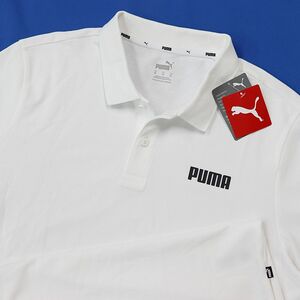 ●送料390円可能商品 プーマ ゴルフ PUMA GOLF 新品 シンプル カジュアル 鹿の子 ストレッチ 半袖 ポロシャツ[847226-02-L]US 三 零★QWER