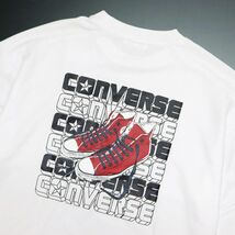 ●送料390円可能商品 コンバース CONVERSE 新品 メンズ バックプリント オーバーサイズ 半袖 Tシャツ 白 XL[32736006-09-LL]一 三 参★QWER_画像1