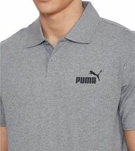 ●送料390円可能商品 プーマ PUMA 新品 メンズ カジュアル ESS ジャージー 半袖 ポロシャツ ポロ 灰 [586676031N-3XL] US 三 零★QWER★_画像3