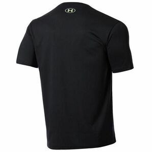 ●送料390円可能商品 アンダーアーマー UNDER ARMOUR HEATGEAR COOL 速乾 抗菌 ビッグロゴ 半袖 Tシャツ 黒[1371908-002-XL] 三 参★QWER★の画像2