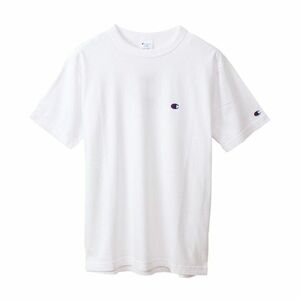 ●送料390円可能商品 チャンピオン Champion 新品 メンズ ロゴ入り コットン素材 半袖 Tシャツ 白 [C3P300-010] 三 零★QWER★