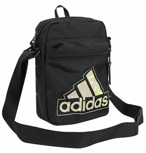 ★アディダス adidas 新品 エッセンシャルズ シーズナル オーガナイザー ショルダーバッグ BAG 黒[HY0736] 六★QWER★