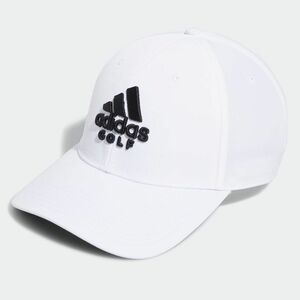 ★アディダス ゴルフ ADIDAS GOLF 新品 メンズ ビッグロゴ ベースボール キャップ 帽子 CAP 白 57-60cm [HA9257-5760] 七★QWER QQAA-54