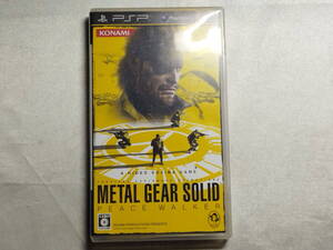 中古品 PSPソフト メタルギアソリッド ピースウォーカー