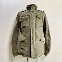 AKM エイケイエム cold weather M-65 JKT コールドウェザー ミリタリージャケット L オリーブ フィールドジャケット TALON タロンジップ_画像1