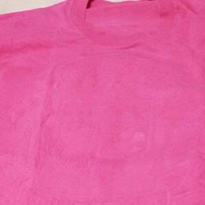 大きいサイズ Tシャツ ピンク 半袖 5L 4L XL Ｌサイズ 丸首 プルオーバー チュニック ミニワンピ カットソー トップス 超ビッグ の画像6