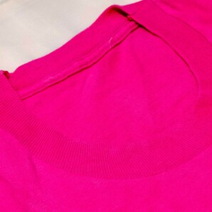 大きいサイズ Tシャツ ピンク 半袖 5L 4L XL Ｌサイズ 丸首 プルオーバー チュニック ミニワンピ カットソー トップス 超ビッグ の画像4