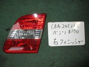 9kurudepa H21年 ベンツ Bクラス CBA-245232 フィニッシャー パネル テール レンズ [ZNo:02001954]