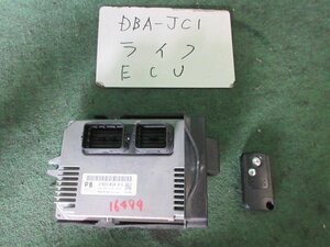 9kurudepa H21年 ライフ DBA-JC1 エンジン コンピューター P07A-193 37820-RS8-912 [ZNo:06002029]