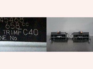 5kurudepa H29年 ムーヴ キャンバス DBA-LA800S クラスターパネル エアコン 吹き出し口 ルーバー LA810S X SA2 左右 美品 32536
