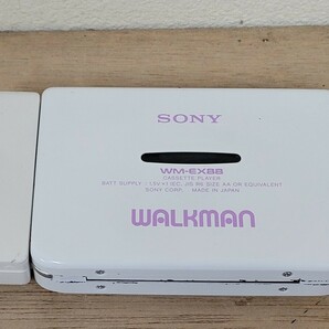 SONY カセットウォークマン WM-EX88 ホワイト イヤホン 取扱説明書 WALKMAN ソニー カセットプレーヤーの画像3