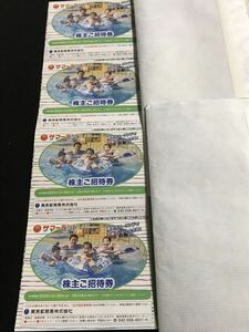 東京都競馬株主優待 招待券4枚セット サマーランド　即決　複数可　匿名配送対応可