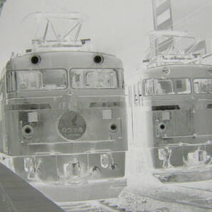 (B23)804 写真 古写真 鉄道 鉄道写真 EF5849 EF5889 新雪 はくたか 他 昭和48年2月4日 上野 西川口 フィルム ネガ 6×6㎝ まとめて 11コマ の画像9