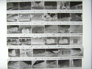 (B23)818 写真 古写真 鉄道 鉄道写真 ドイツ Riedhof 路面電車 1953-54年頃 日本鉄道関係者訪欧団 フィルム ネガ まとめて 36コマ Germany 