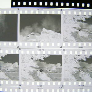 (B23)929 写真 古写真 鉄道 鉄道写真 真岡鉄道 真岡鐵道 蒸気機関車 C1266 C11325 ゆとり号 フィルム ネガ まとめて 25コマ SLの画像2