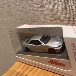 新作SCHUCOシュコー1/64NISSAN SKYLINE日産スカイラインnismoニスモR34GT-R Z-tuneチューン シルバー他HOTWHEELS出品定形外同梱可の画像2