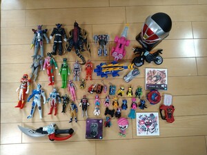 最終お値下げ！同梱不可★未検品ジャンク★仮面ライダー・戦隊ヒーロー・ウルトラマン等男児玩具まとめ売り★ソフビ★食玩★現状お渡し品