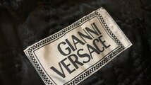 １円◎最至高品バロック◆極美品◎GIANNI VERSACE ファーストライン パリコレ 最高級 総シルクコート バロック ヴェルサーチベルサーチ_画像7