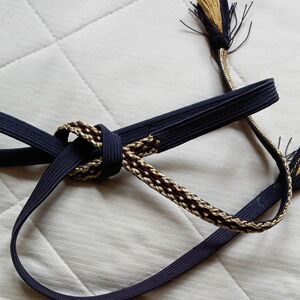 帯締め 和装小物 平組 金糸