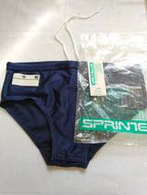 SPRINTER スプリンター　男子 水着　競パン 競泳水着　濃紺色 Ｍ　名札付き 【送料無料・匿名配送】_画像6