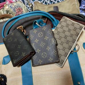 1円スタート 20点 まとめ売り Louis Vuitton GUCCI ルイヴィトン グッチ ショルダーバッグ 財布 コンパクトウォレット レディース の画像6