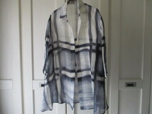 ◆MARGON　マルゴン　　イタリー製　シルクオーバー羽織りシャツ　美品◆_画像1