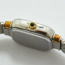 1円 可動品 腕時計 セイコー SEIKO クレドール 1E70-5130 クォーツ レディース K18 SS ダイヤ シルバー 同梱不可_画像5