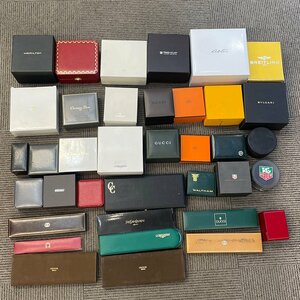 1 jpy present condition goods 37 point Cartier BVLGARY Gucci etc. other for watch box empty box BOX case together large amount used 