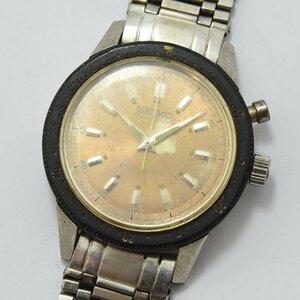 1円 可動品 腕時計 セイコー SEIKO クラウン 45899 ワンプッシュクロノ 機械式 手巻き メンズ 同梱不可