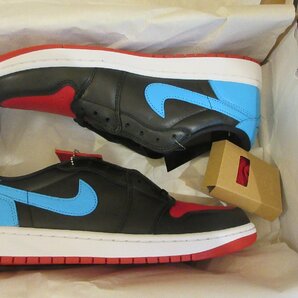 〇1000円～未使用 ナイキ NIKE WMNS AIR JORDAN 1 LOW OG UNC TO CHICAGO エアジョーダン1 CZ0775-046 スニーカー 28.5㎝の画像8