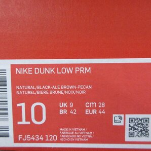 〇1000円～未使用 ナイキ NIKE DUNK LOW PRM Head 2 Head CO.JP ダンク ロー スニーカー FJ5434-120 スニーカー 28㎝の画像9