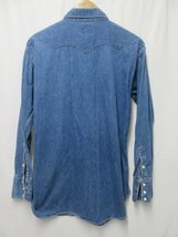 ●1000円～マーベリック　MAVERICK BLUE BELL デニムシャツ　サイズ不明_画像2