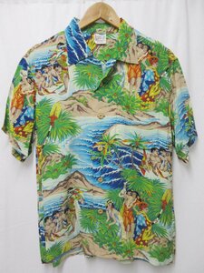 1000円～美品 サンサーフ SUN SURF FESTIVAL 復刻スペシャル 半袖アロハシャツ SS37862-128 サイズS