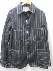 ◆1000円～フリーホイーラーズ　FREEWHEELERS THE IRONALLS FACTORIES LOT.469 BLACK DOUBLE DOT WABASH JACKET　サイズ38