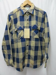 ◆1000円～未使用 ジェラード JELADO ブロックチェック ネルシャツ レギュラー丈 JP94106　サイズ16