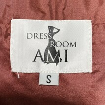 1円 ドレス DRESS ROOM AMI ロングドレス S 赤系光沢 カラードレス キャバドレ 発表会 イベント　中古４１１６_画像9