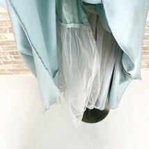 1円 ドレス FIESTA USA タグ付 ロングドレス SMALL USサイズ 薄緑系 カラードレス キャバドレ イベント　中古４１３９_画像7